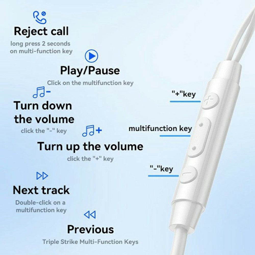 YESIDO YH46 3.5mm Wired Earphones with Microphone
