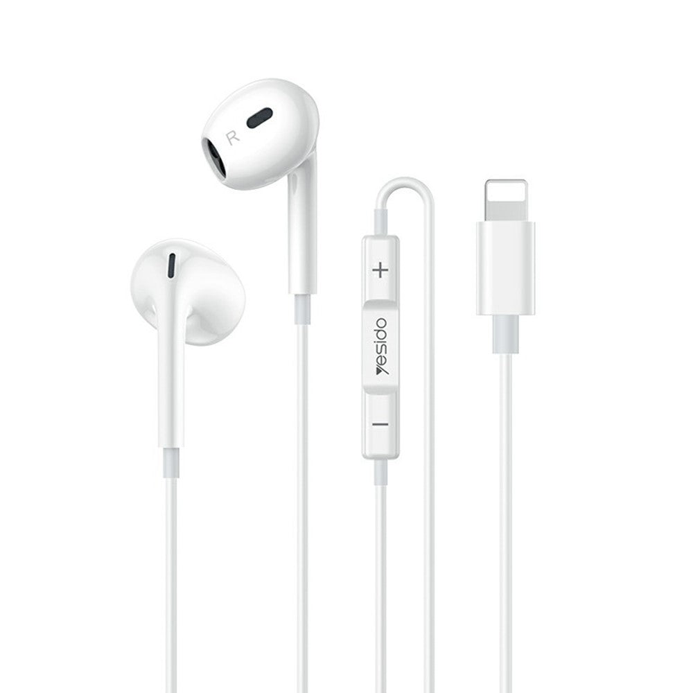 YESIDO YH51 Wired Earphones – iP Connector, 14mm Dynamic Driver