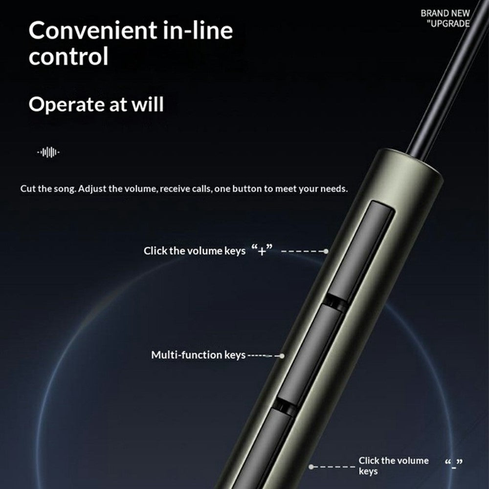 ERAZER EY03 Pro Wired Earphones – Type-C, Semi-In-Ear, for Gaming
