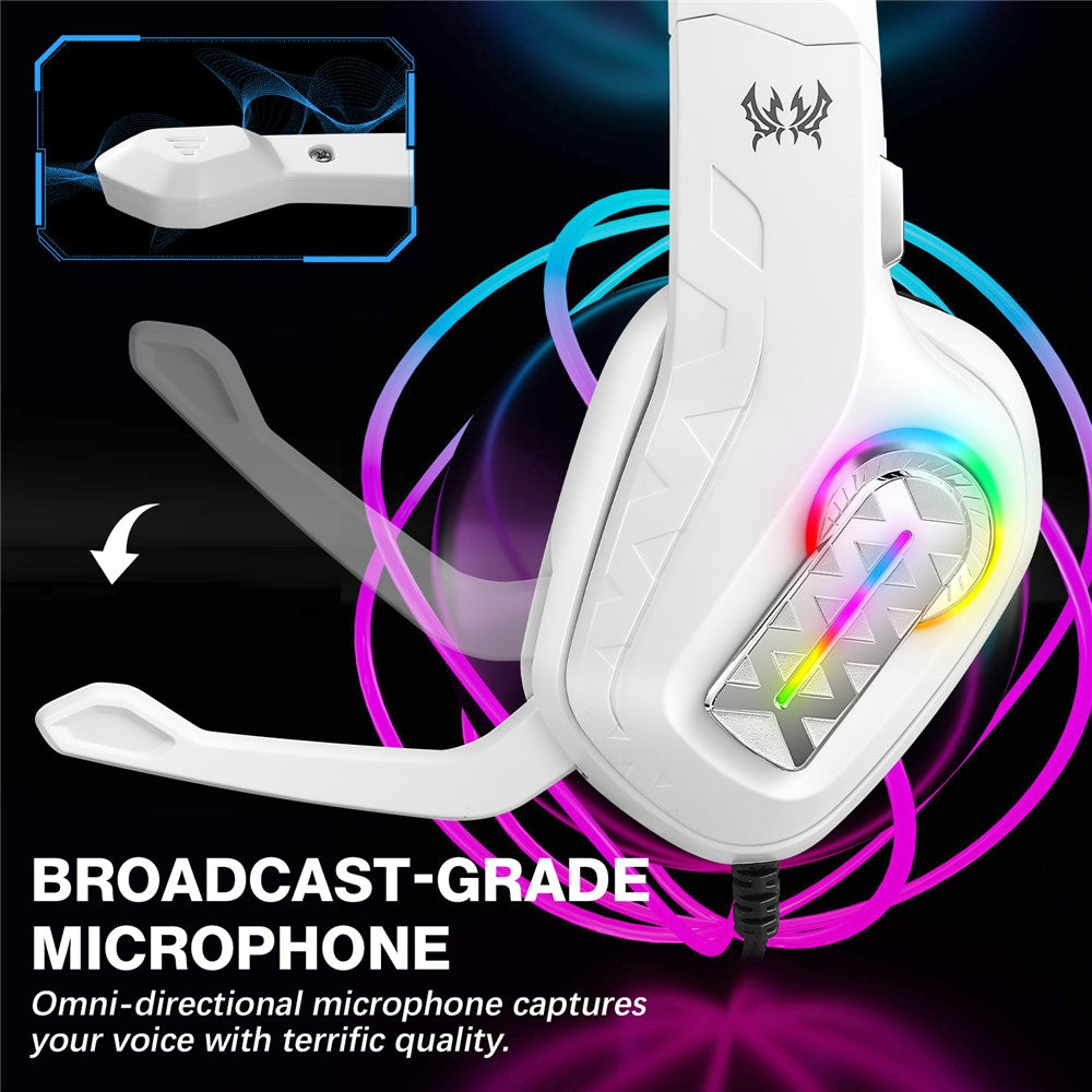 KOTION EACH G4100 LED Wired Gaming Headset with Microphone