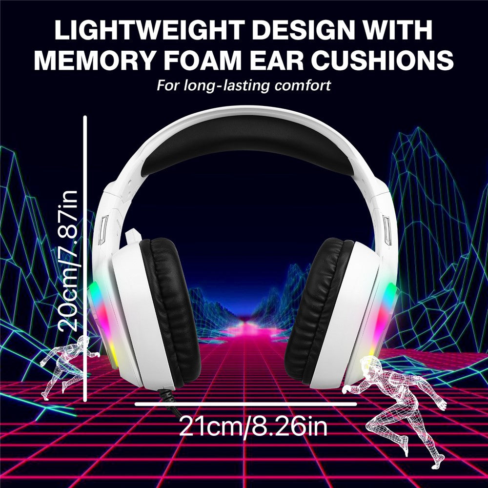 KOTION EACH G4100 LED Wired Gaming Headset with Microphone