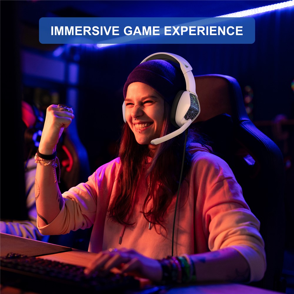 KOTION EACH G6000 LED Wired Gaming Headset for PC & PS5