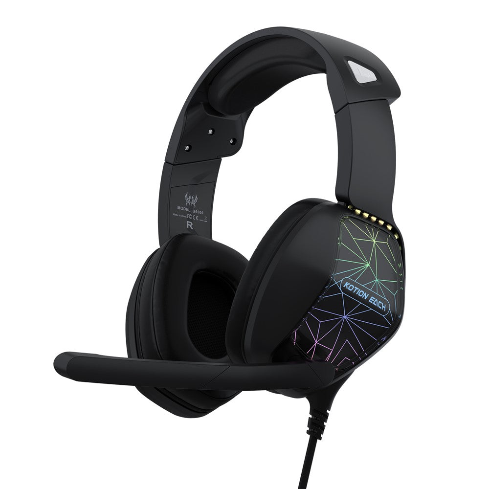 KOTION EACH G6000 LED Wired Gaming Headset for PC & PS5