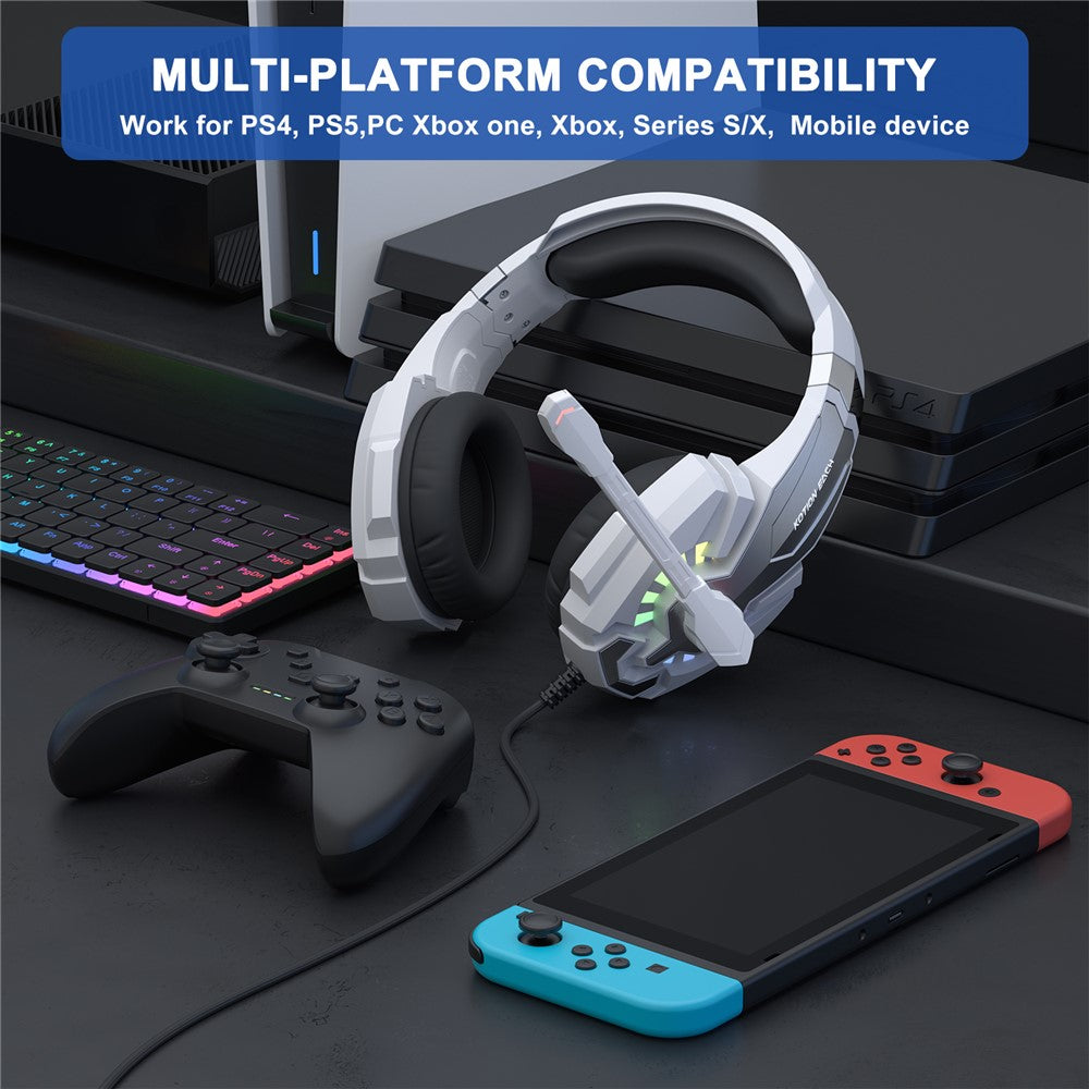 KOTION EACH G9000 Plus RGB Wired Gaming Headset with Microphone