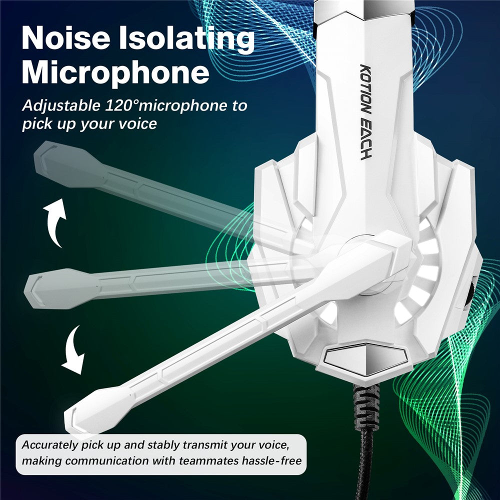 KOTION EACH G9000 Pro LED Wired Gaming Headset with Microphone