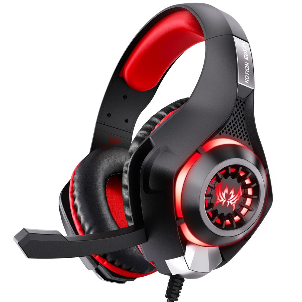KOTION EACH GS400 LED Wired Gaming Headset for PC, PS4 & PS5