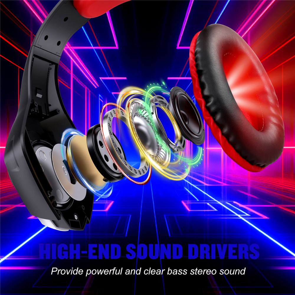 KOTION EACH GS400 LED Wired Gaming Headset for PC, PS4 & PS5