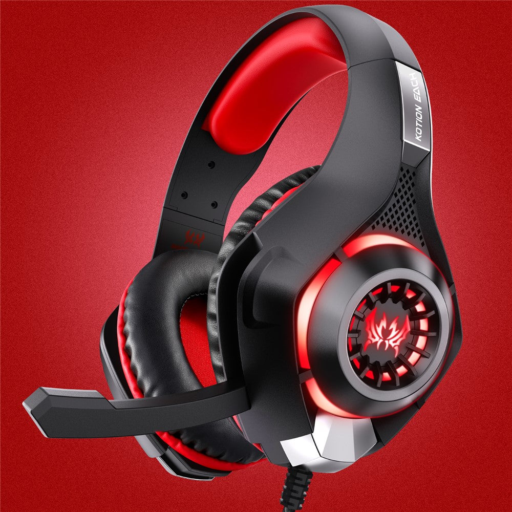 KOTION EACH GS400 LED Wired Gaming Headset for PC, PS4 & PS5