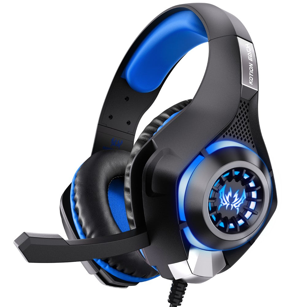 KOTION EACH GS400 LED Wired Gaming Headset for PC, PS4 & PS5