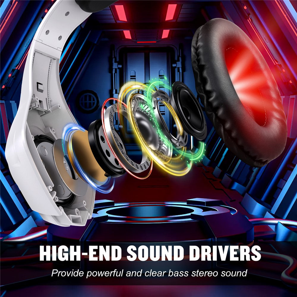 KOTION EACH GS410 RGB Wired Gaming Headset for PC, PS4 & PS5