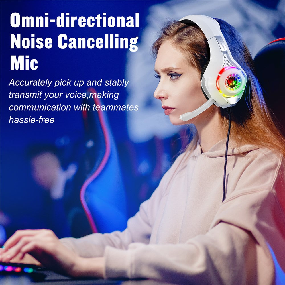 KOTION EACH GS410 RGB Wired Gaming Headset for PC, PS4 & PS5