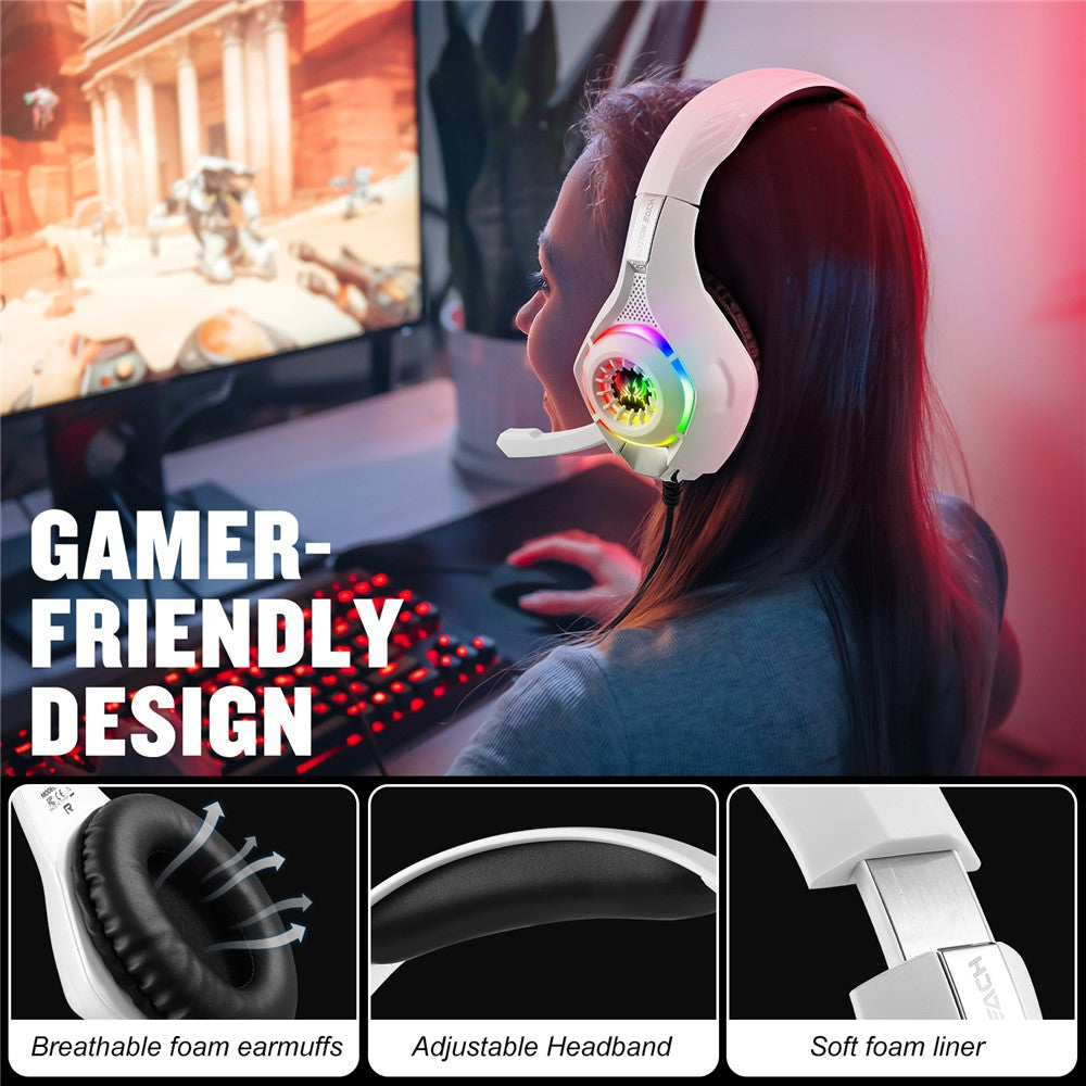 KOTION EACH GS410 RGB Wired Gaming Headset for PC, PS4 & PS5