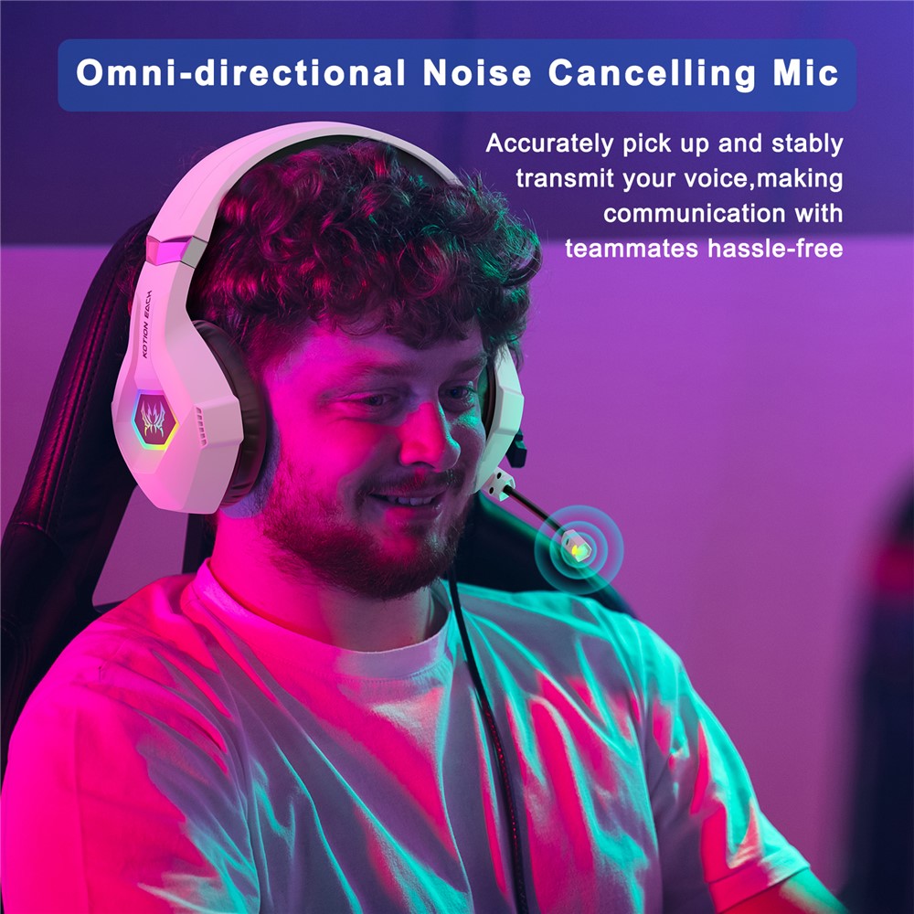KOTION EACH GS450 RGB Wired Gaming Headset for PC, PS4 & PS5