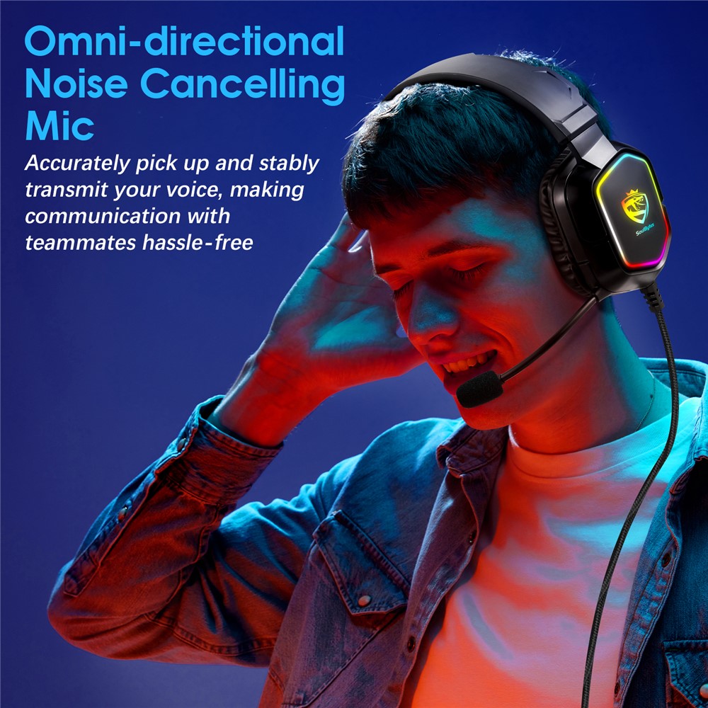KOTION EACH S21 Over-Ear RGB Wired Gaming Headset