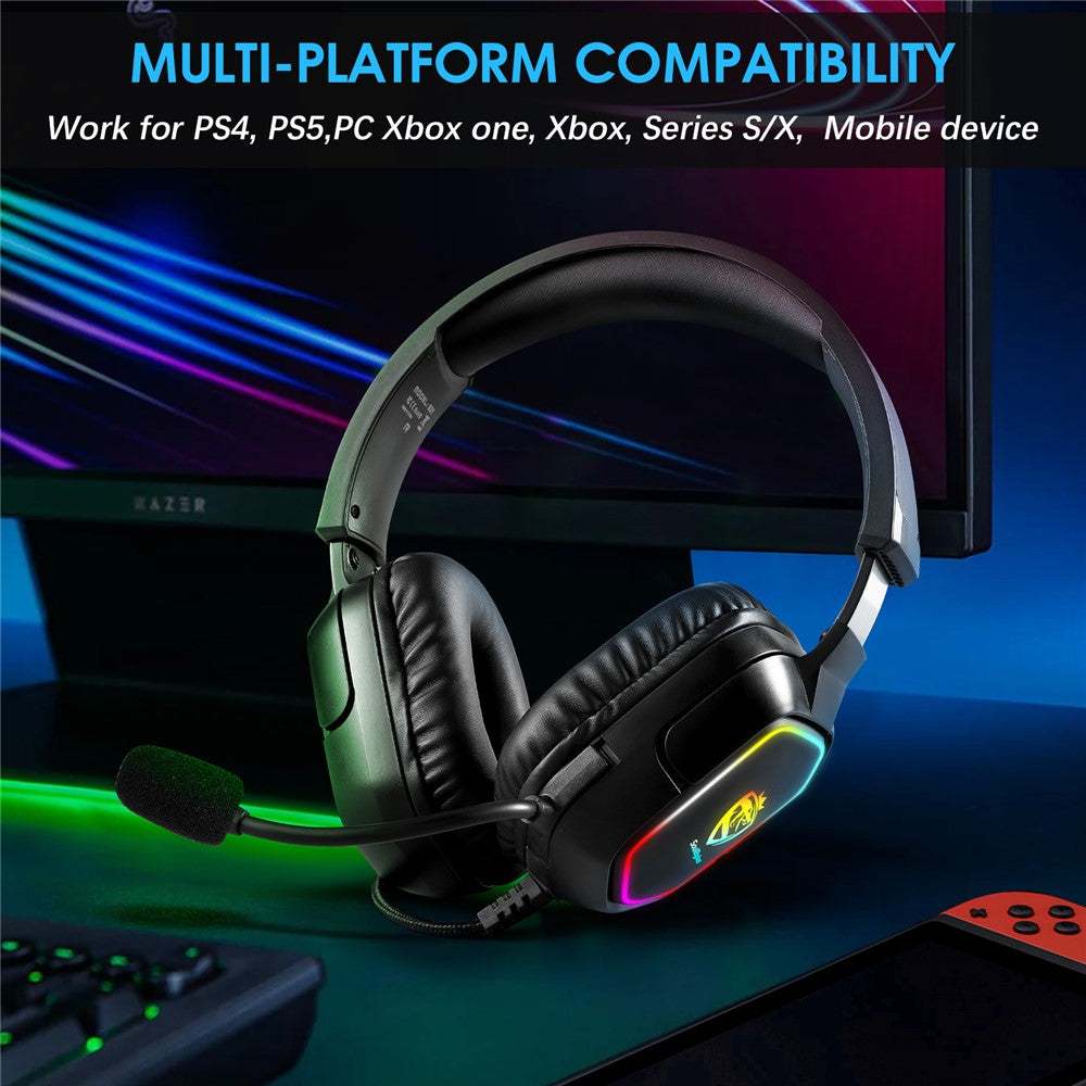 KOTION EACH S21 Over-Ear RGB Wired Gaming Headset