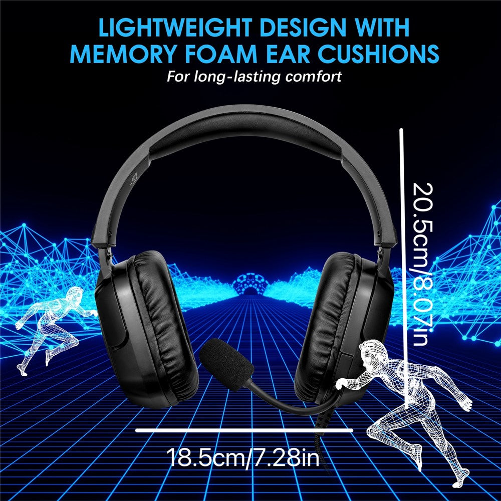 KOTION EACH S21 Over-Ear RGB Wired Gaming Headset