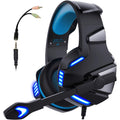 KOTION EACH V-3 Wired Gaming Headset for PS4 & PS5 – Heavy Bass, LED Light