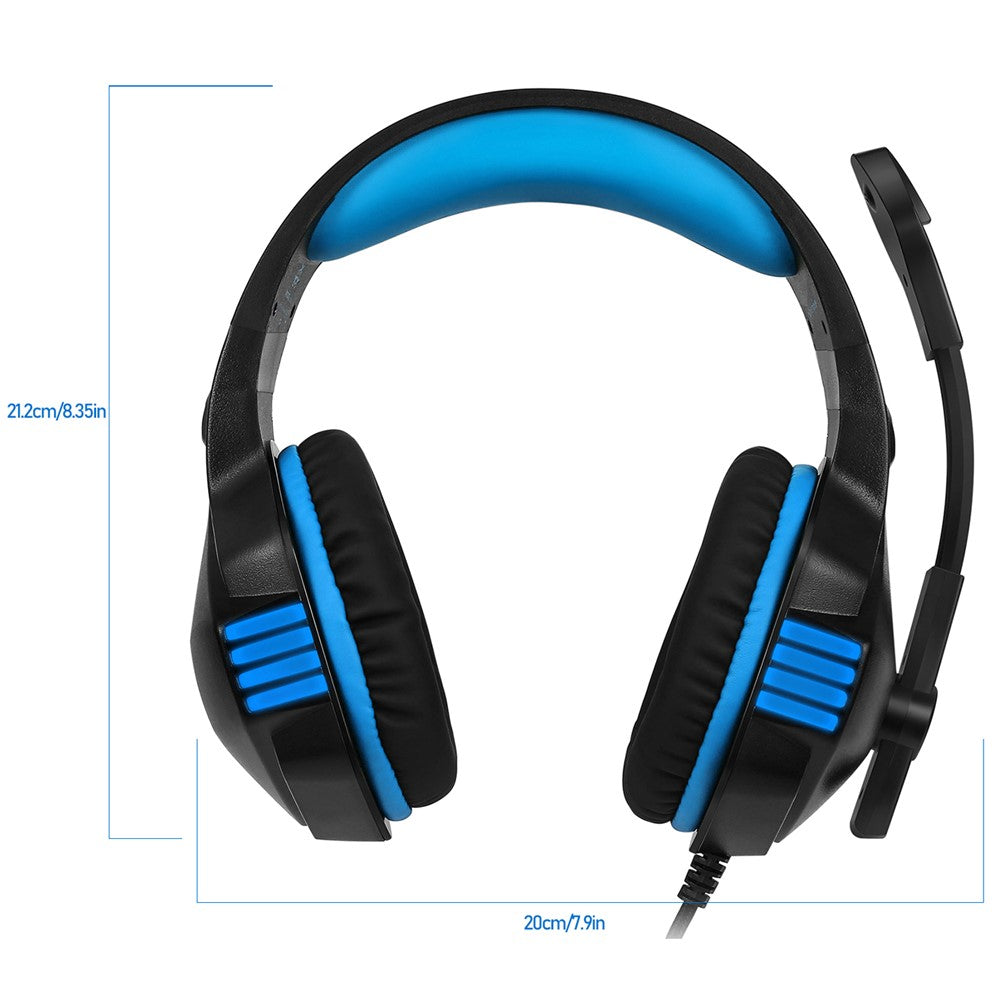 KOTION EACH V-3 Wired Gaming Headset for PS4 & PS5 – Heavy Bass, LED Light