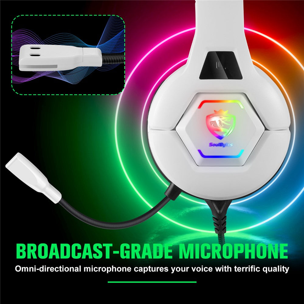 KOTION EACH S100 Wired Gaming Headset for PC, PS4 & PS5 – LED Light