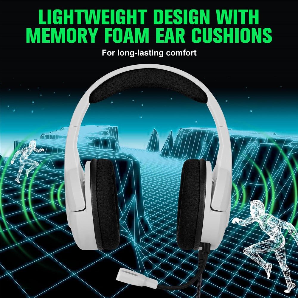 KOTION EACH S100 Wired Gaming Headset for PC, PS4 & PS5 – LED Light