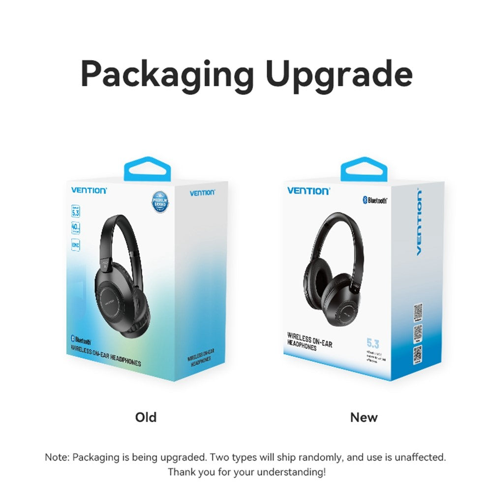 VENTION Soundmate S11 Wireless On-Ear Headset with Microphone