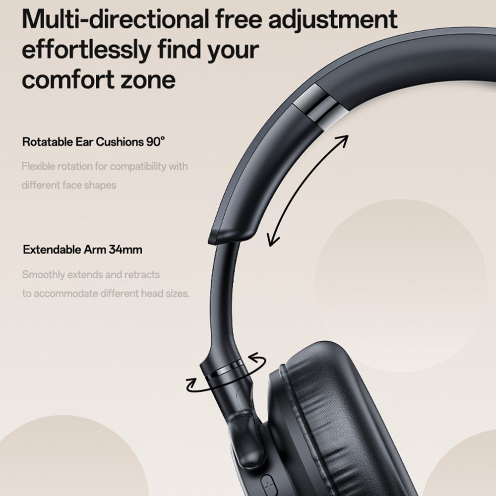 YESIDO EP12 Over-Ear Headphones – Zero-Pressure Comfort, Wired & Wireless