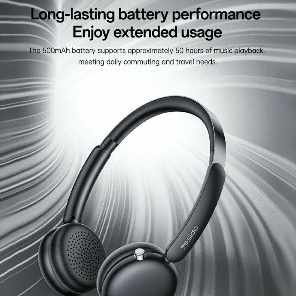 YESIDO EP13 Noise-Cancelling Wireless Headset – Zero-Pressure Comfort
