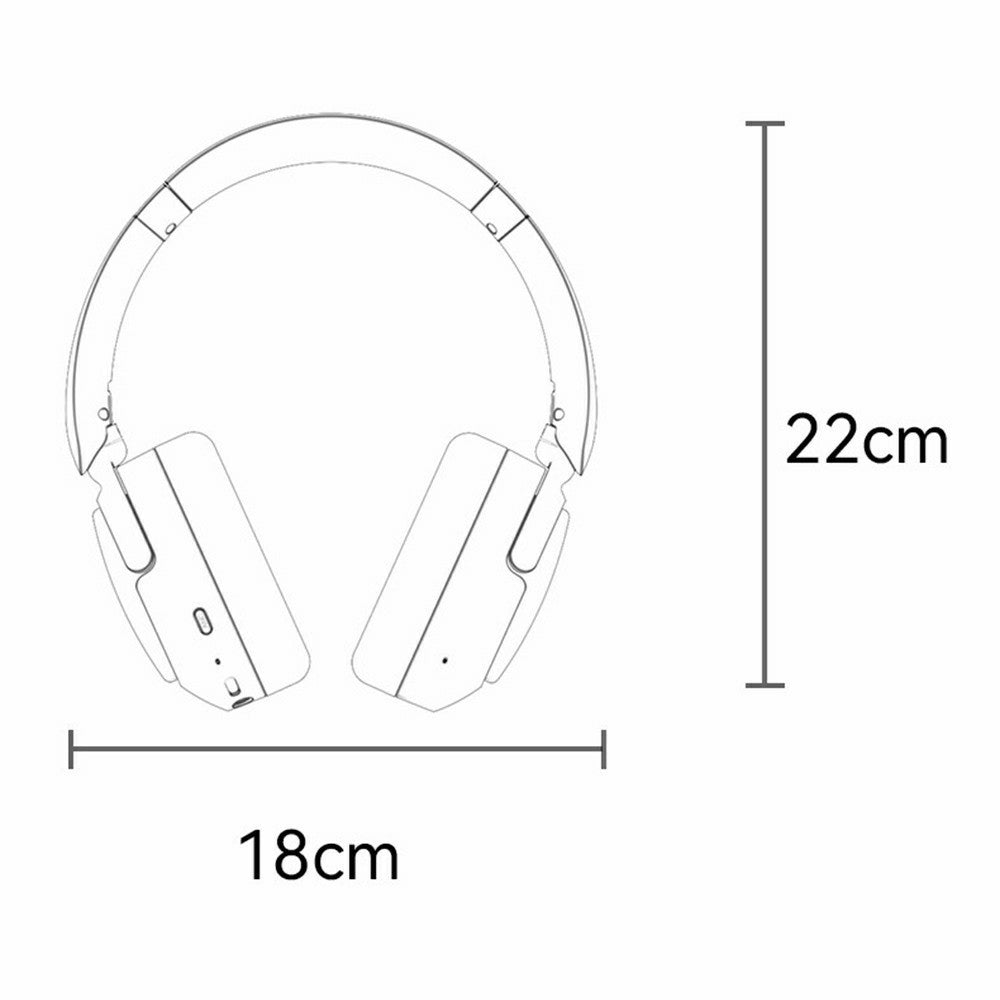 YESIDO EP11 Wireless Headphones – ANC & ENC Noise Cancelling, Over-Ear
