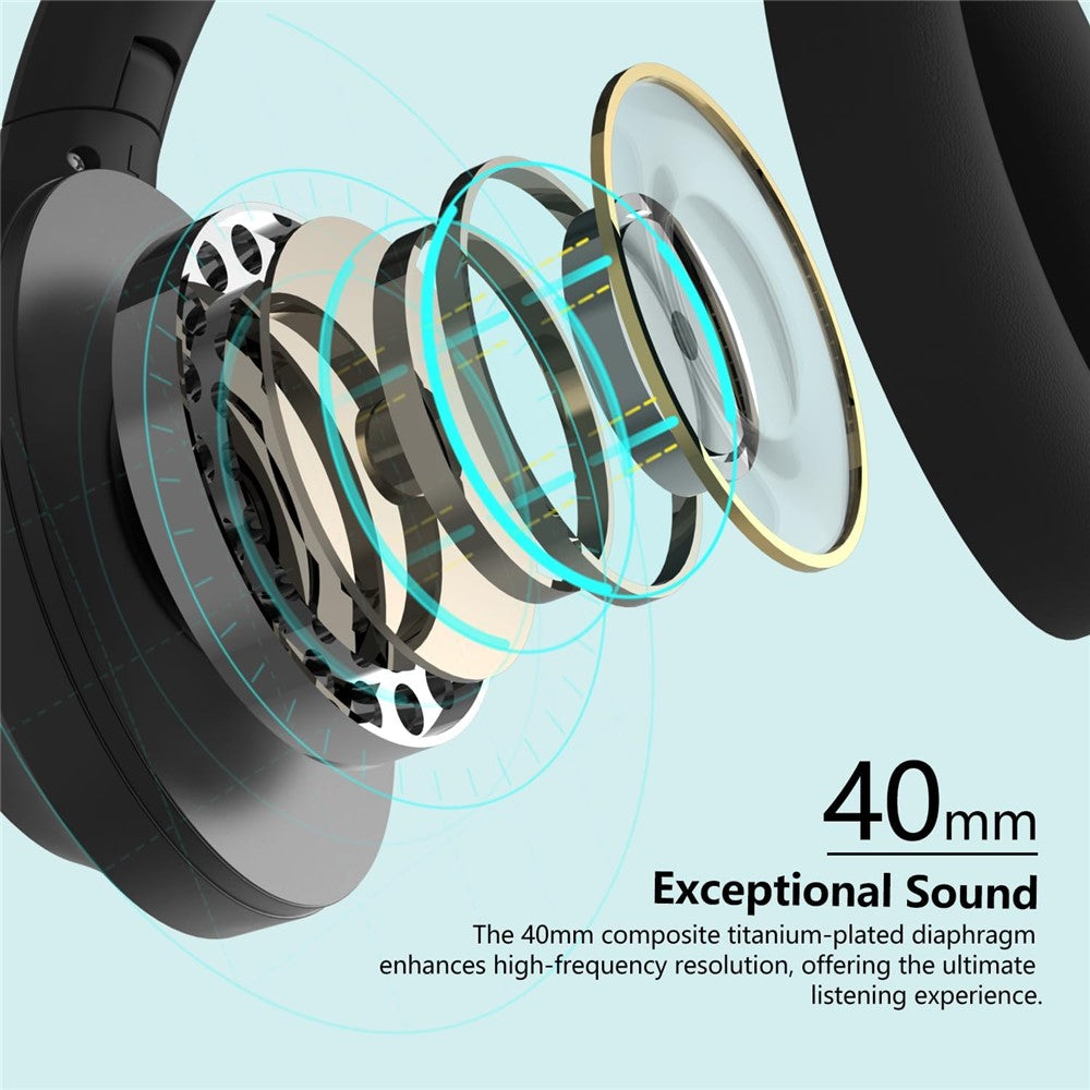 ANC Wireless Sports Headphones – Bluetooth 5.3, Long Battery Life