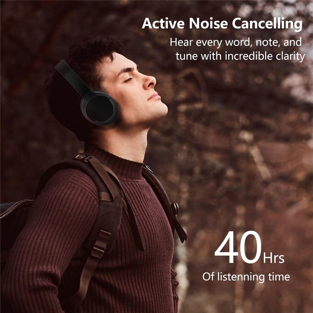 ANC Wireless Sports Headphones – Bluetooth 5.3, Long Battery Life