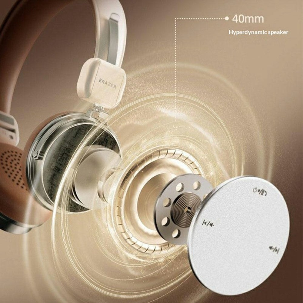 ERAZER R1 Wireless Gaming Headphones – ENC Noise Cancelling, Foldable Arm
