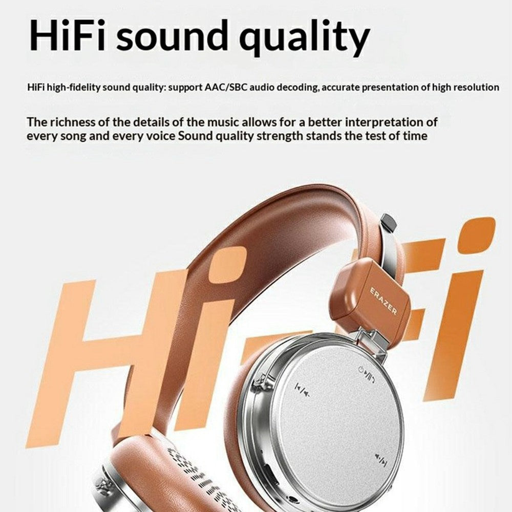 ERAZER R1 Wireless Gaming Headphones – ENC Noise Cancelling, Foldable Arm