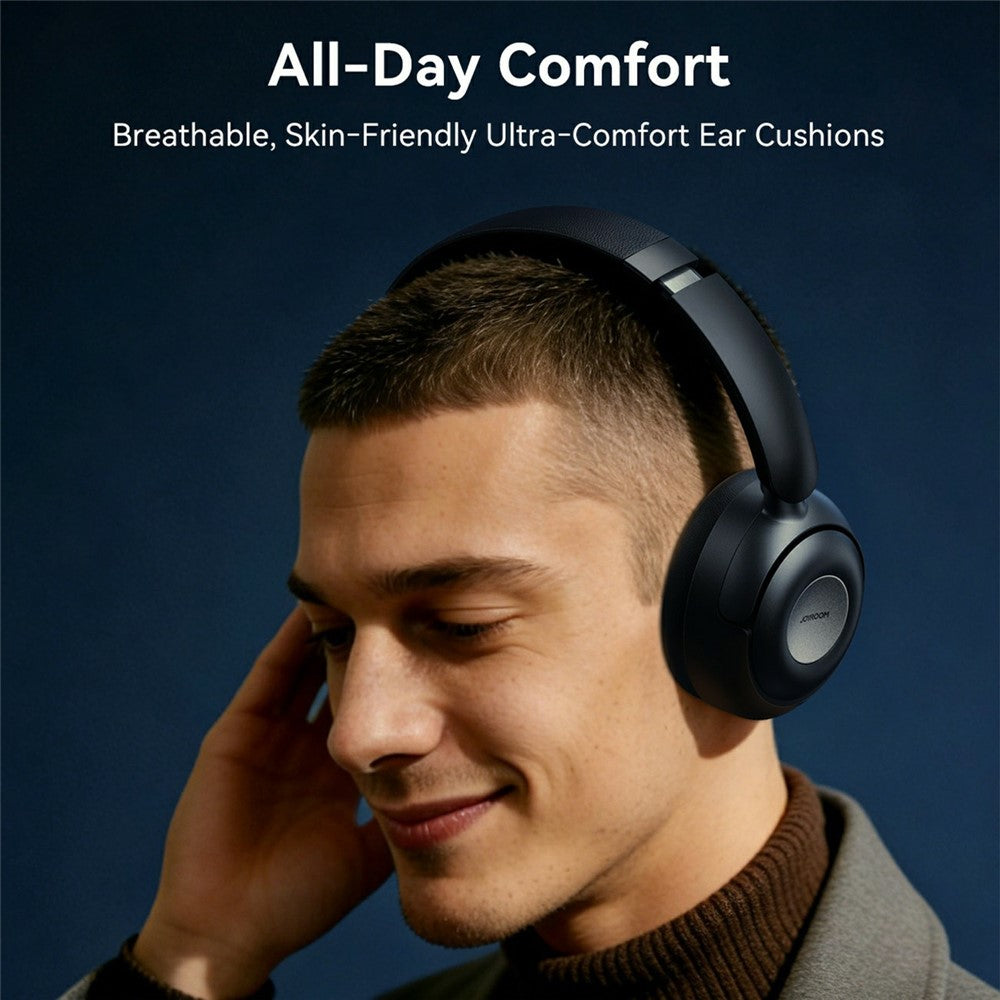 JOYROOM JR-JH3 Bluetooth-compatible Headphones Hybrid Active Noise Canceling Over-Ear Headset with 3.5mm Audio Cable