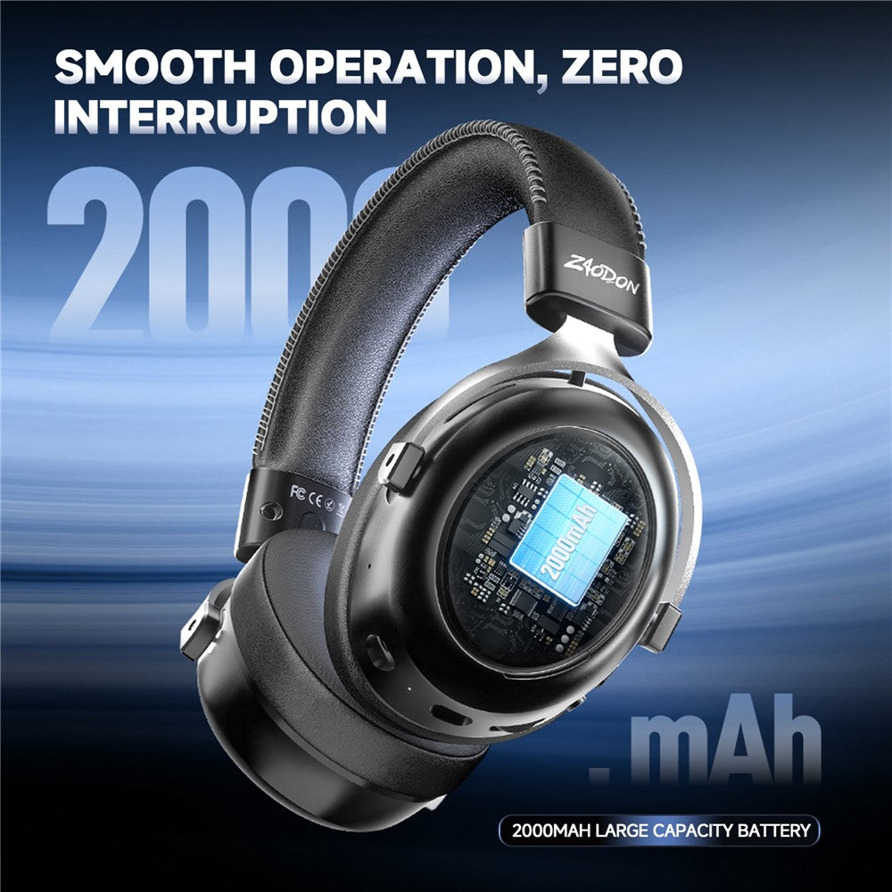 ZAODON LINX Gaming Headset – 53mm Drivers, 4-Mode Connectivity, Bluetooth 6.0