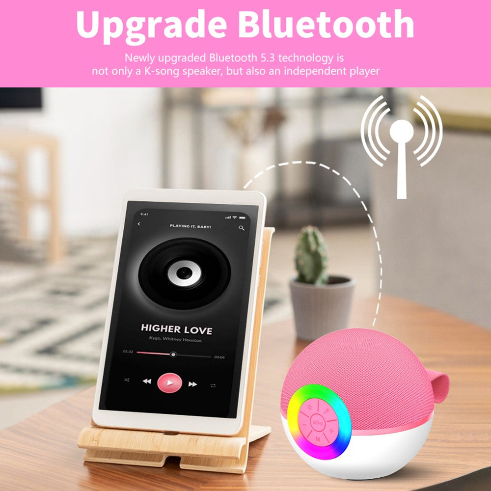 T97 Kids Karaoke Speaker – Dual Wireless Microphones, Family Party