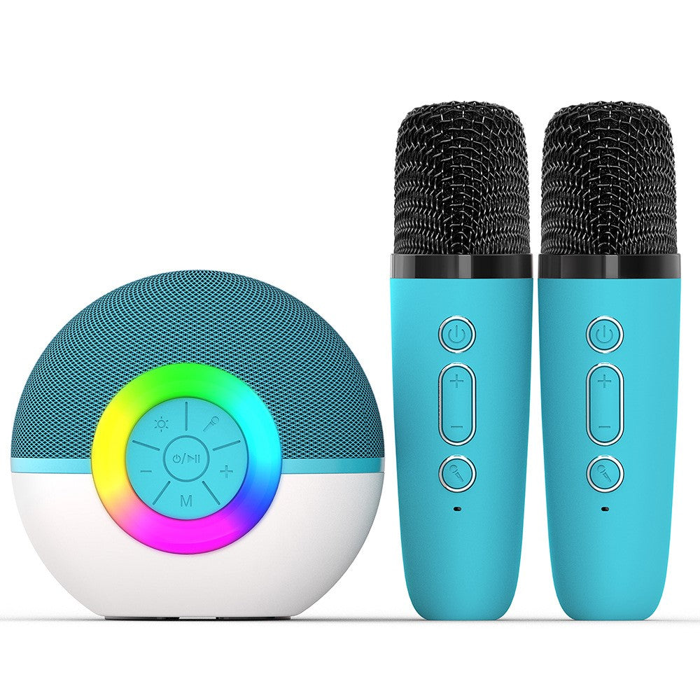 T97 Kids Karaoke Speaker – Dual Wireless Microphones, Family Party