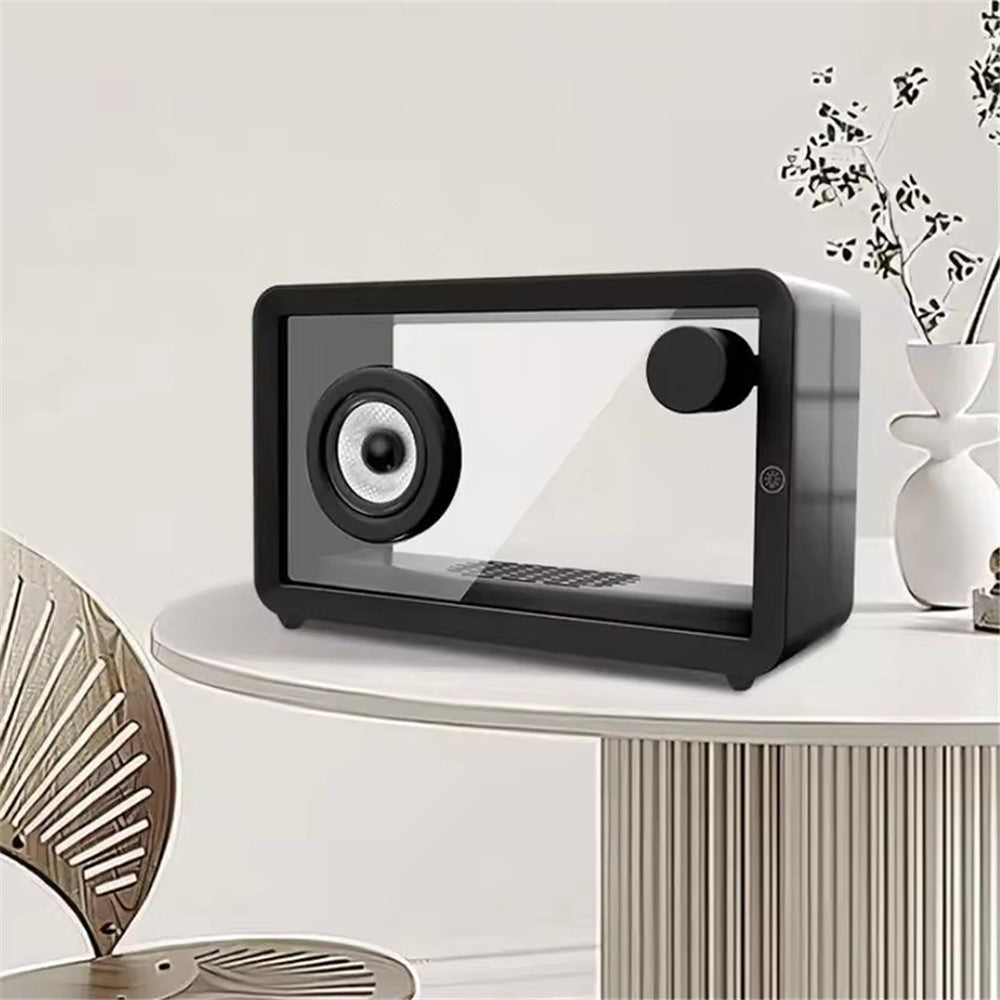 M8 Transparent Bluetooth Speaker – RGB Light, Retro Metal Diaphragm Design