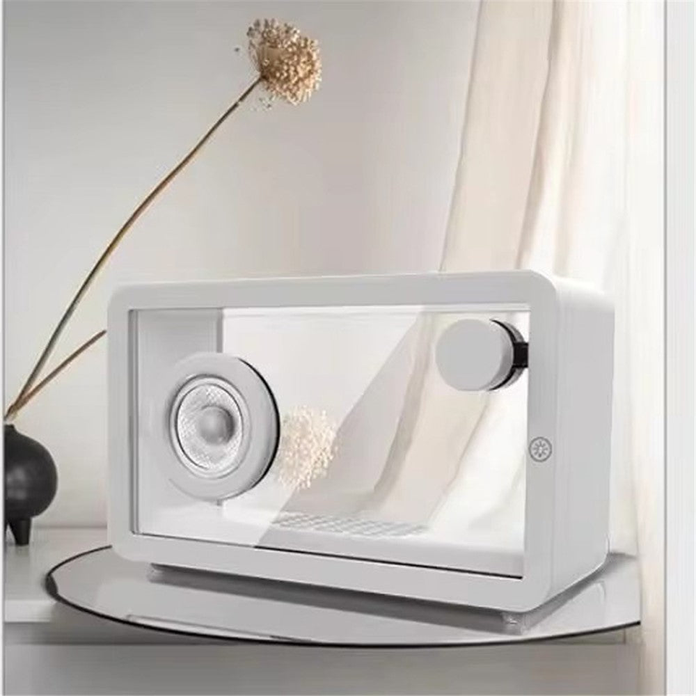 M8 Transparent Bluetooth Speaker – RGB Light, Retro Metal Diaphragm Design