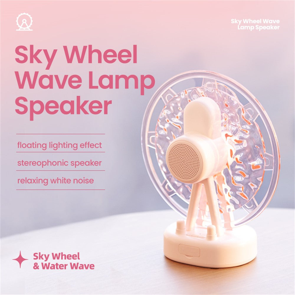 Ferris Wheel Water-Ripple Bluetooth Speaker – Colorful Ambient Light Decor