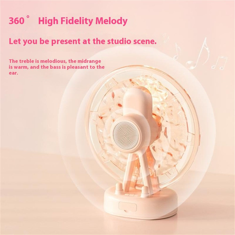Ferris Wheel Water-Ripple Bluetooth Speaker – Colorful Ambient Light Decor