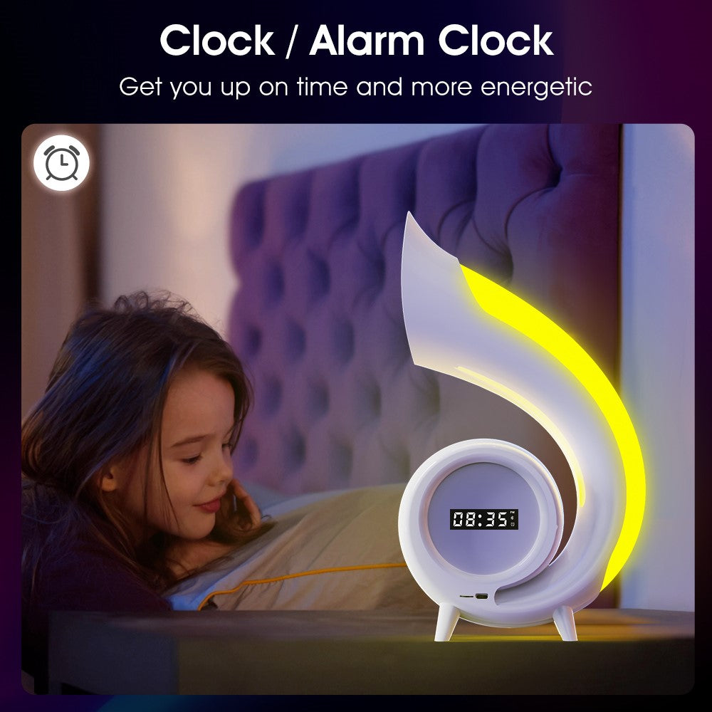G69pro Conch-Shaped Bluetooth Speaker – Lyrics Display, Alarm Clock