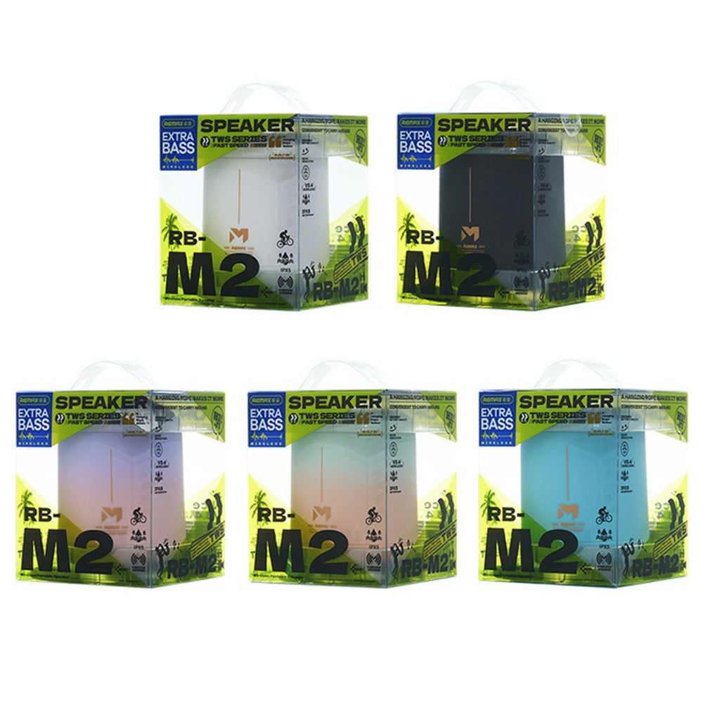 REMAX RB-M2 Wireless Portable Speaker 8W Bluetooth-compatible 5.4 IPX5 Waterproof Loudspeaker