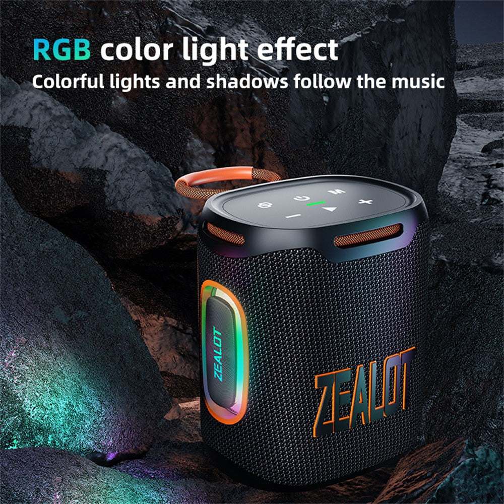 ZEALOT S122 Portable Bluetooth Speaker – 25W Sound, IPX6 Waterproof