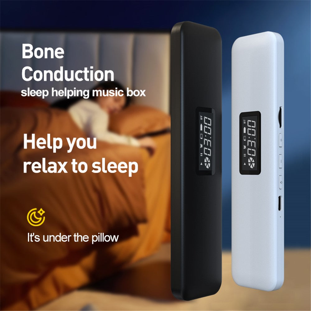 Bone Conduction Under-Pillow Sleep Speaker with White Noise – Music Box