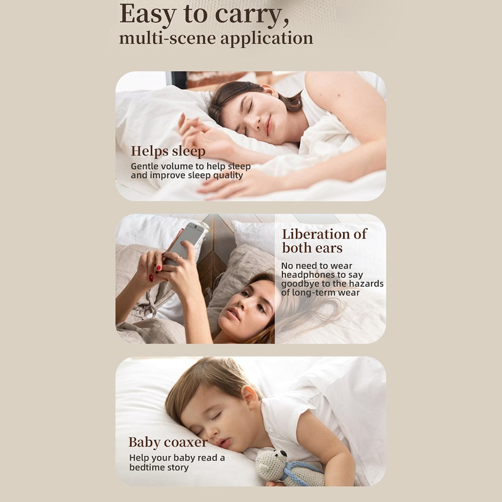 Bone Conduction Under-Pillow Sleep Speaker – Smart Sleep Aid Music Box