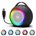 Ball-Shaped USB Desktop Speaker – RGB Light, Enhanced Bass