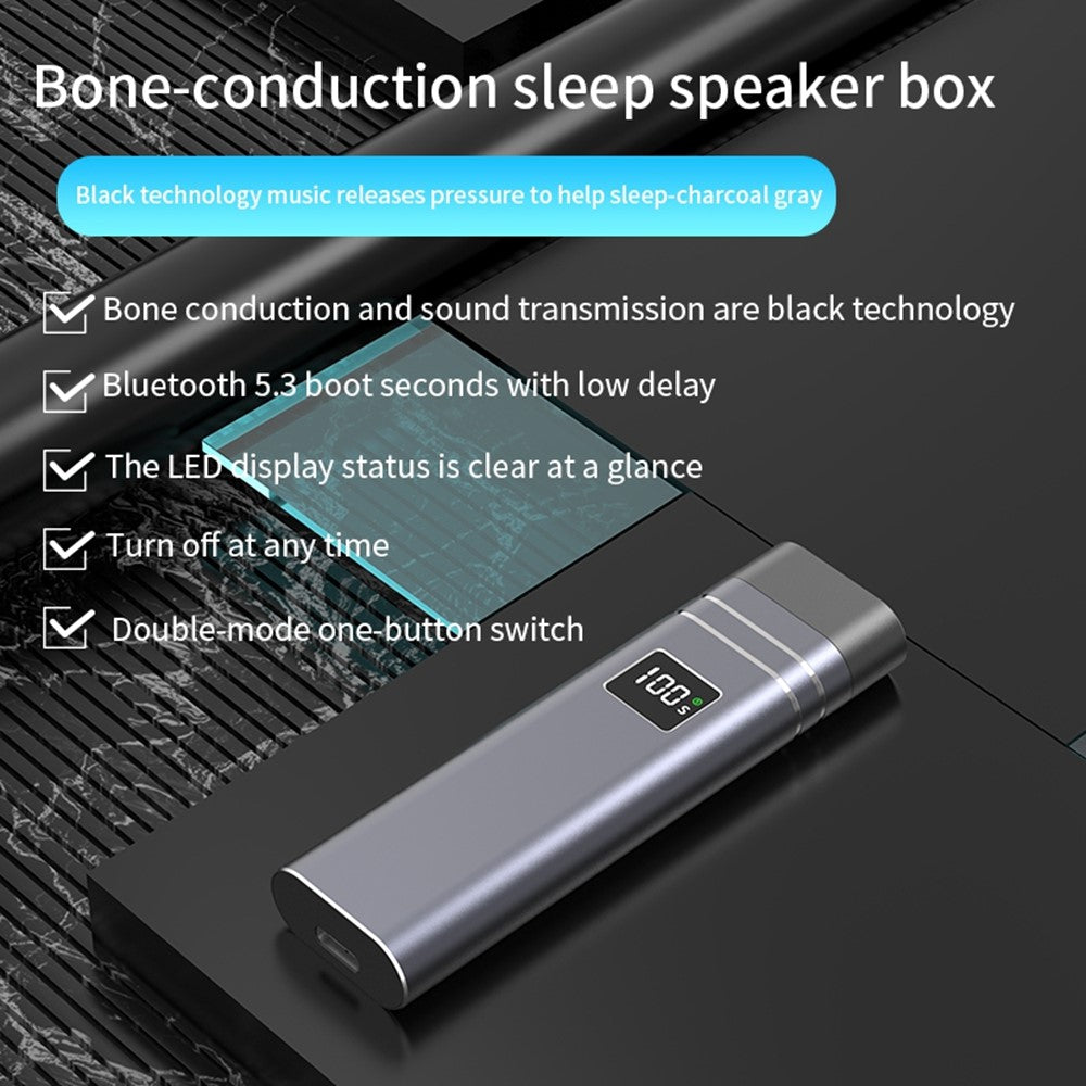 Bone Conduction Under-Pillow Sleep Speaker – Music & Audiobook Modes