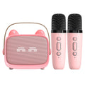 T99 Kids Karaoke Speaker – Dual Microphones, Multi-Light Modes