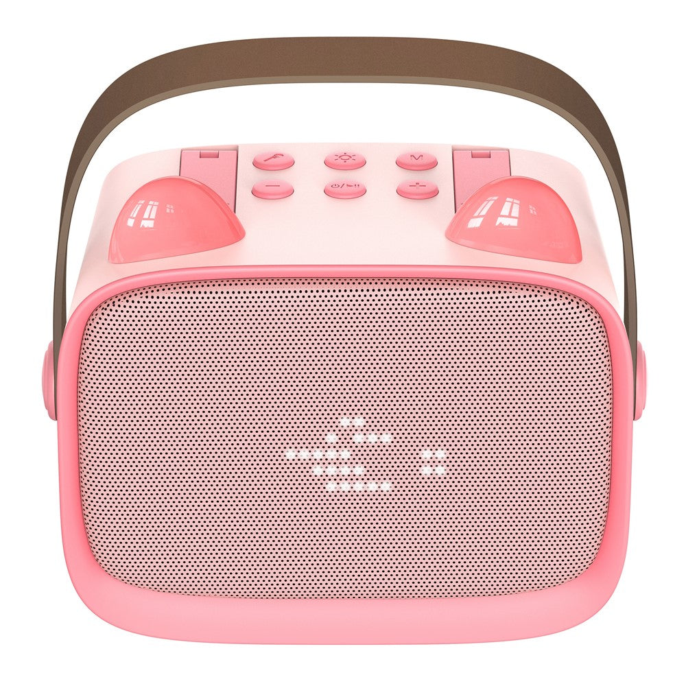 T99 Kids Karaoke Speaker – Dual Microphones, Multi-Light Modes