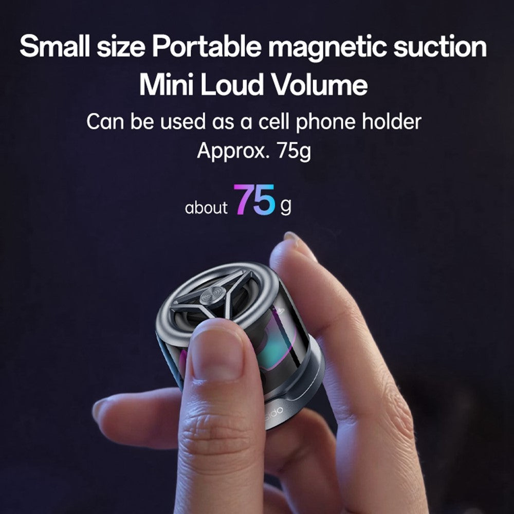 YESIDO YSW32 Magnetic Mini Bluetooth Speaker – LED Ambient Light